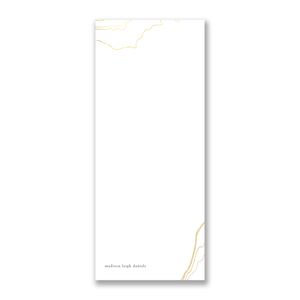 Gray Marble Custom Foil Notecards White 99289 russell+hazel Notecard
