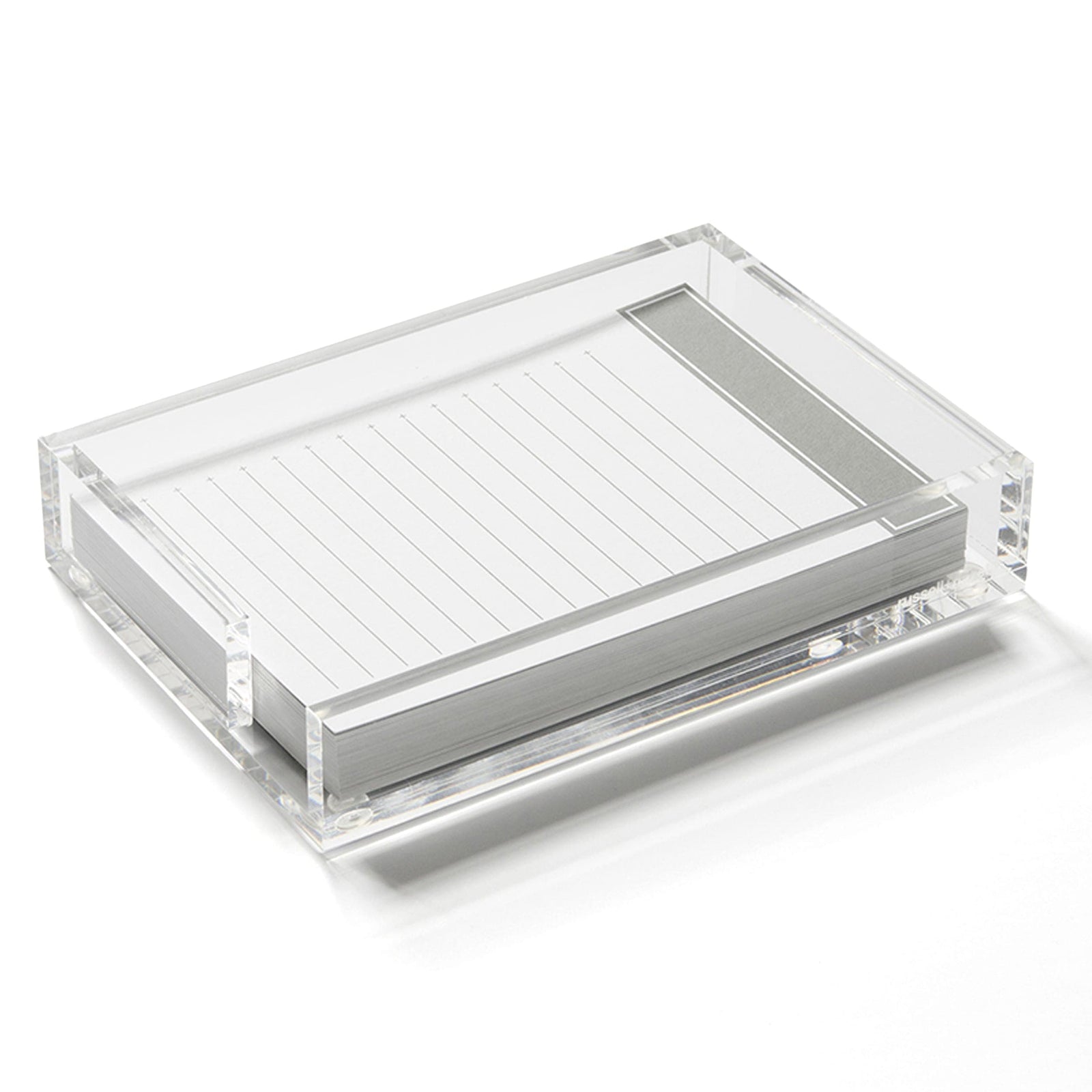 Jotter Note Card + Acrylic Tray Set - Charcoal 32030 russell+hazel Note Card