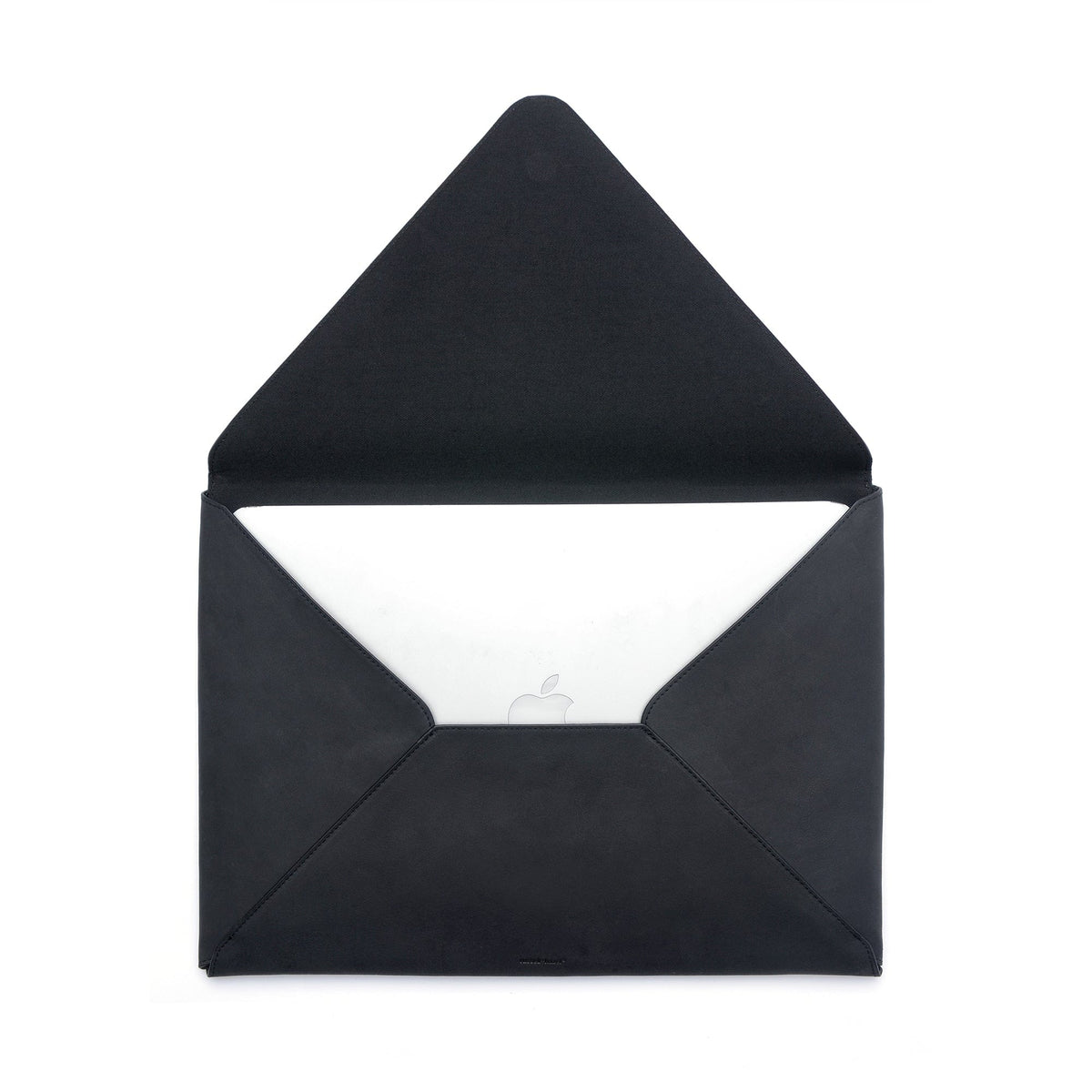 Leather Envelope Laptop Portfolio Black 24246 russell+hazel Laptop Case
