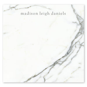 Marble Custom 3x3 Post It Note - 6 Pads White 97784 russell+hazel