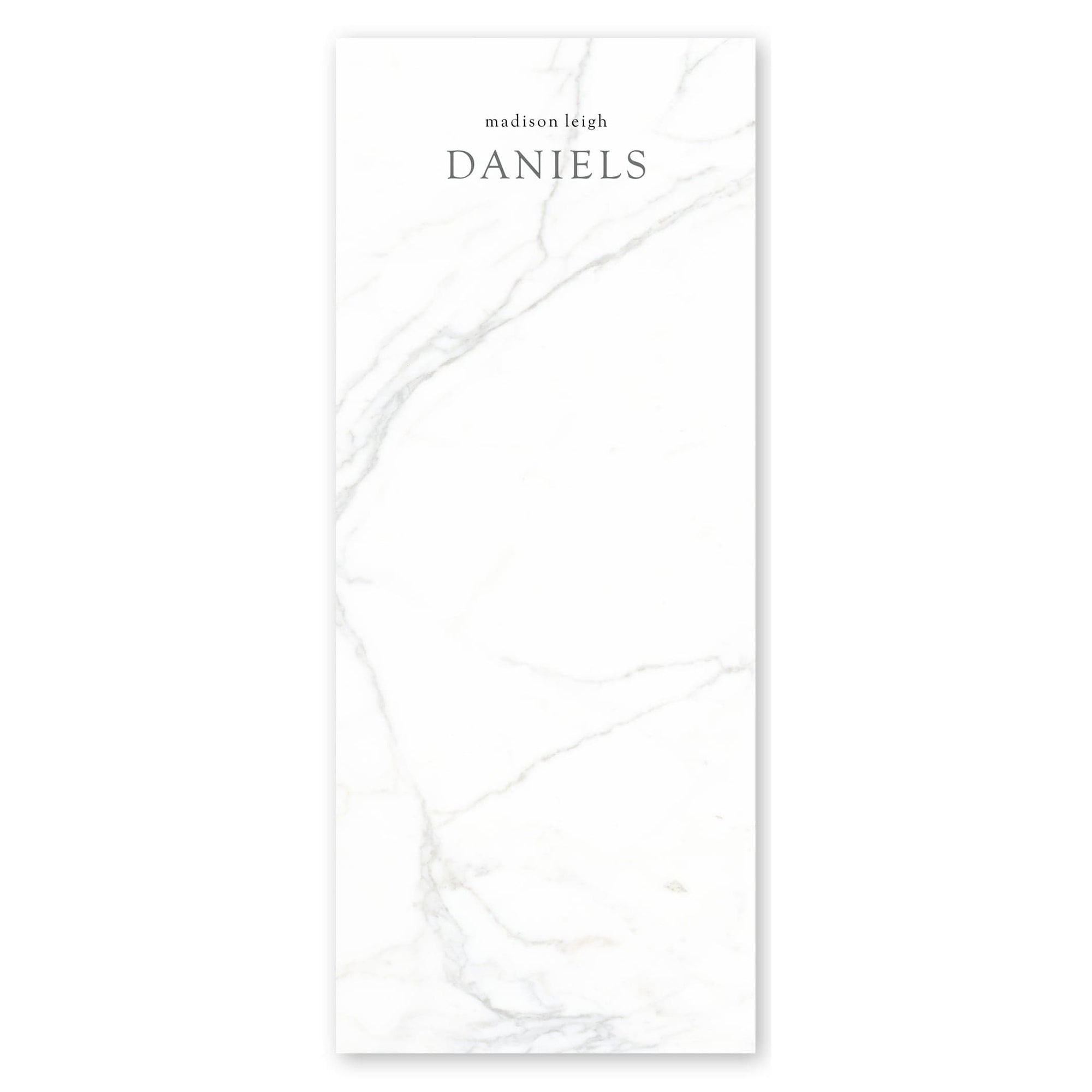 Marble Custom Notecards White 99288 russell+hazel Notecard