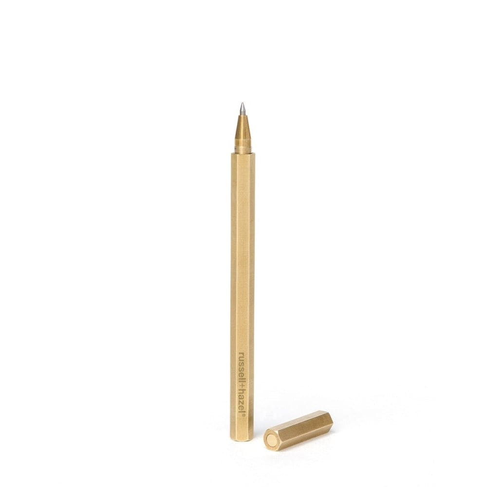 Metal Rollerball Pen Gold 51420 russell+hazel Pen