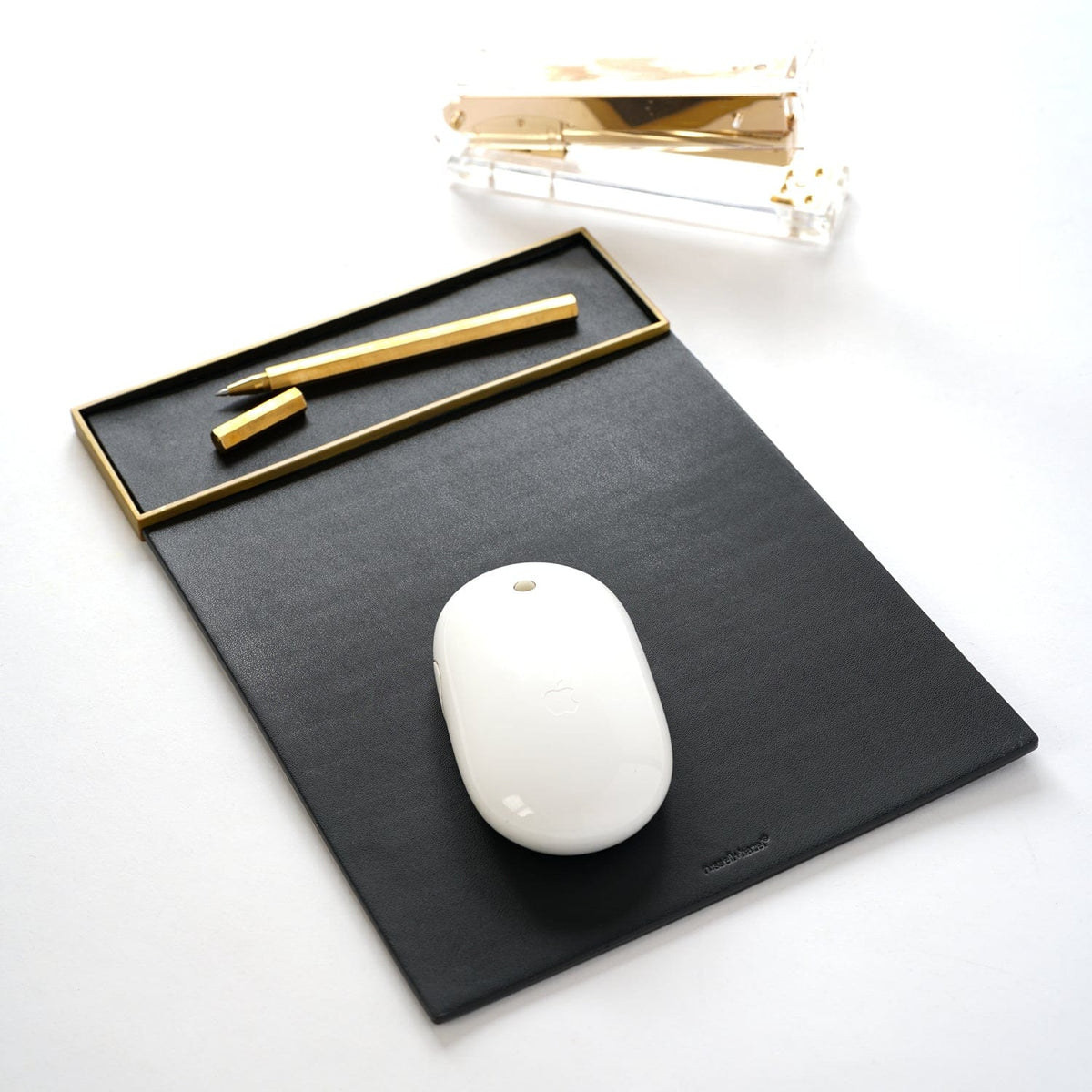 Mousepad - Vegan Leather - Black 43107 russell+hazel Mousepad