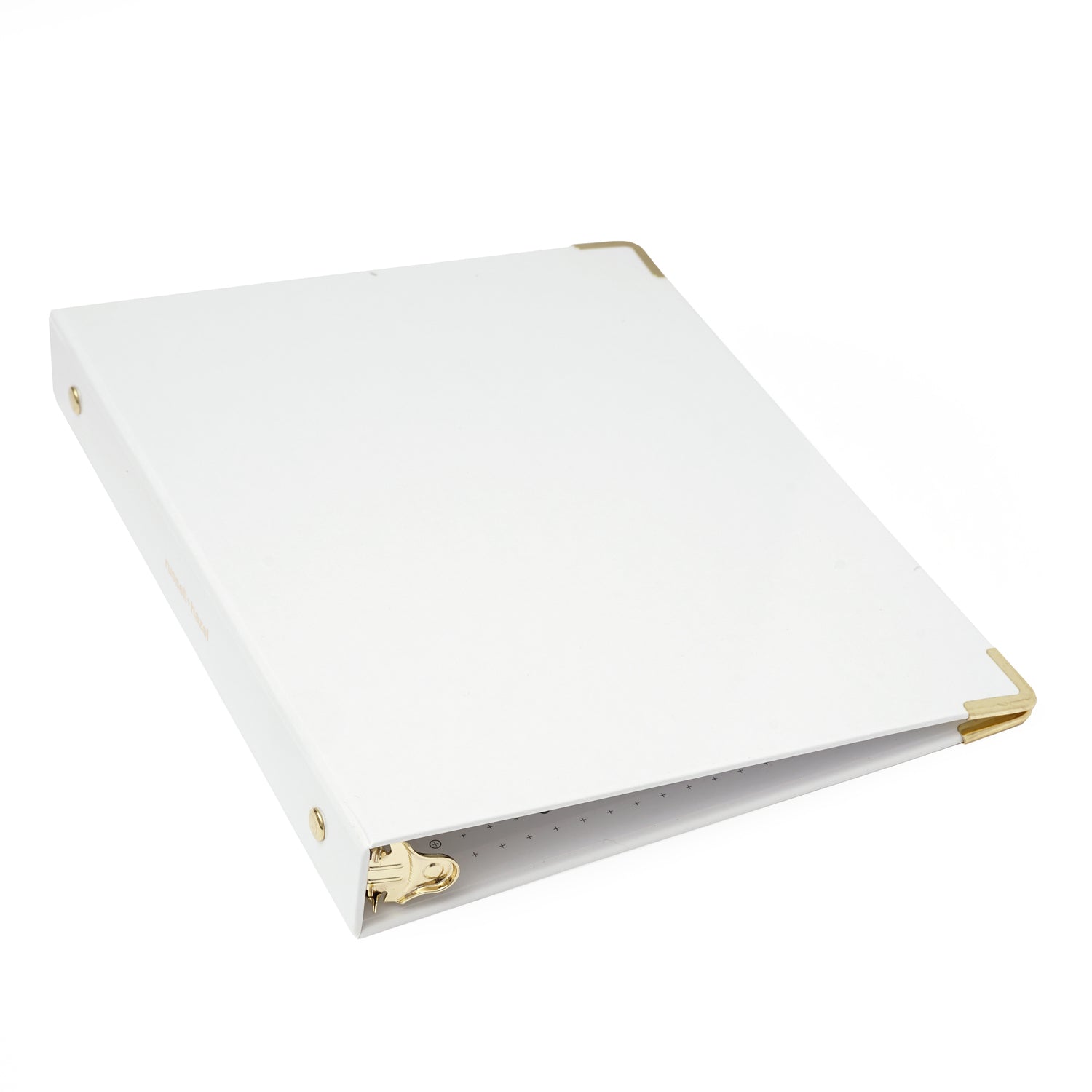 russell+hazel Marble Patent Signature 3 Ring Binder