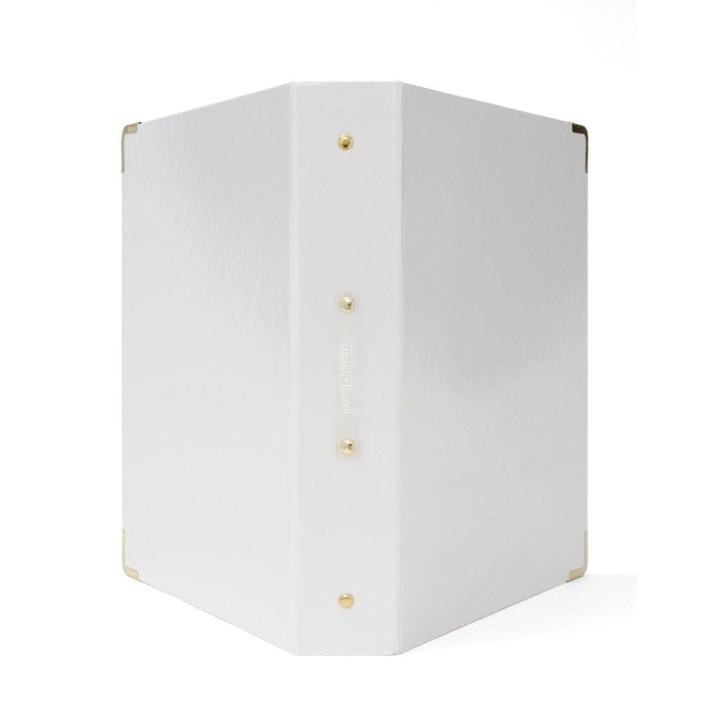 Patent Signature 3 Ring Binder White 36917 russell+hazel Binder - Signature