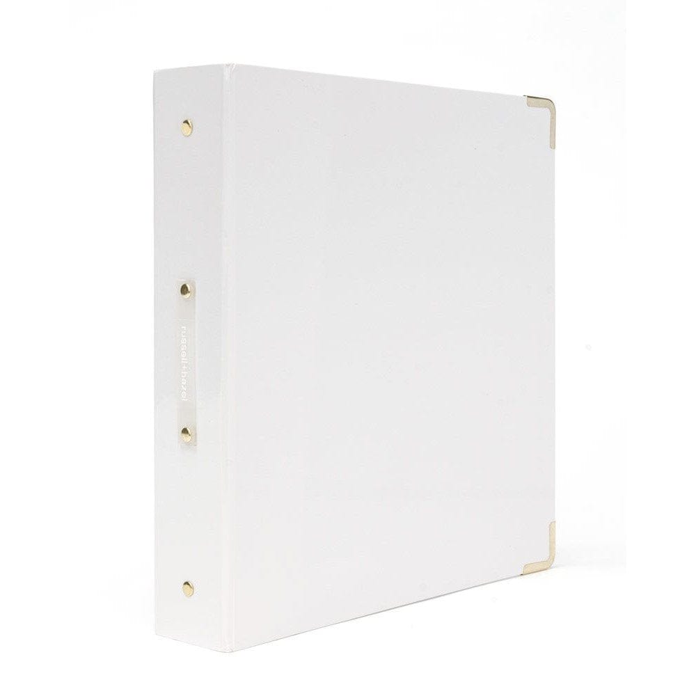 Patent Signature 3 Ring Binder White 36917 russell+hazel Binder - Signature