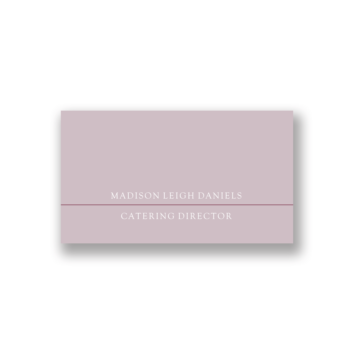 Rime Custom Business Cards Dusty Rose 99270 russell+hazel Business Cards