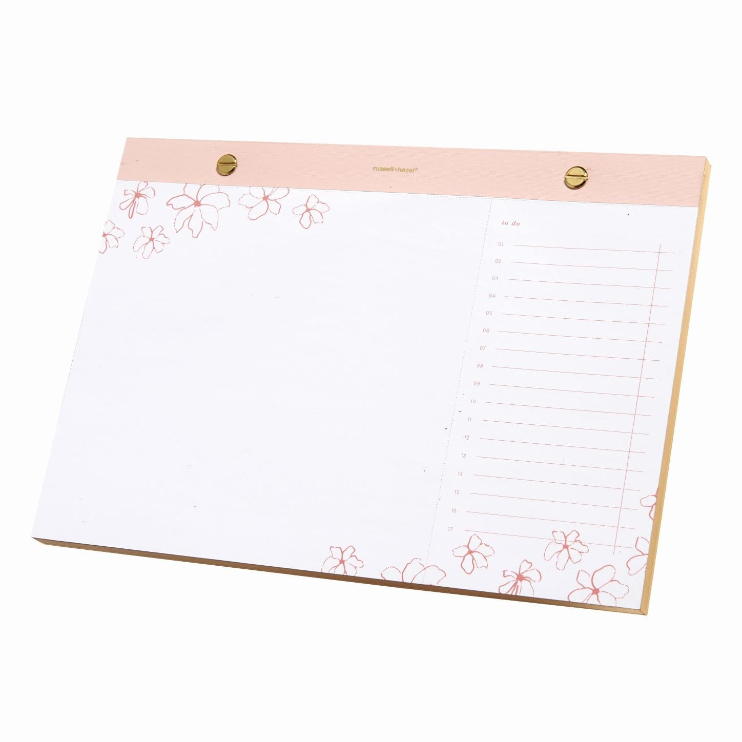 Riveted Paper Bloc - Blush 94294 russell+hazel Notepad