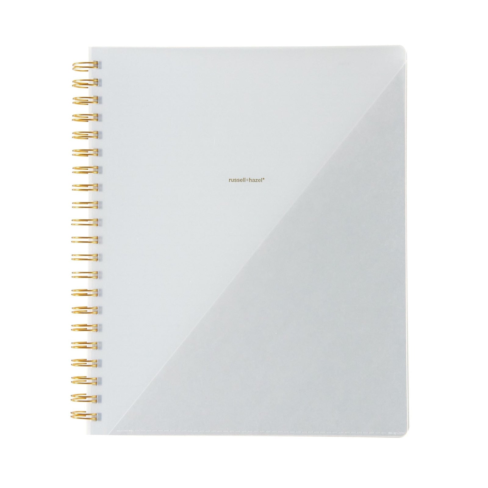 Signature Spiral Notebook with Pocket - Charcoal 56301 russell+hazel Notebook