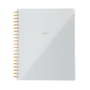 Signature Spiral Notebook with Pocket - Charcoal 56301 russell+hazel Notebook