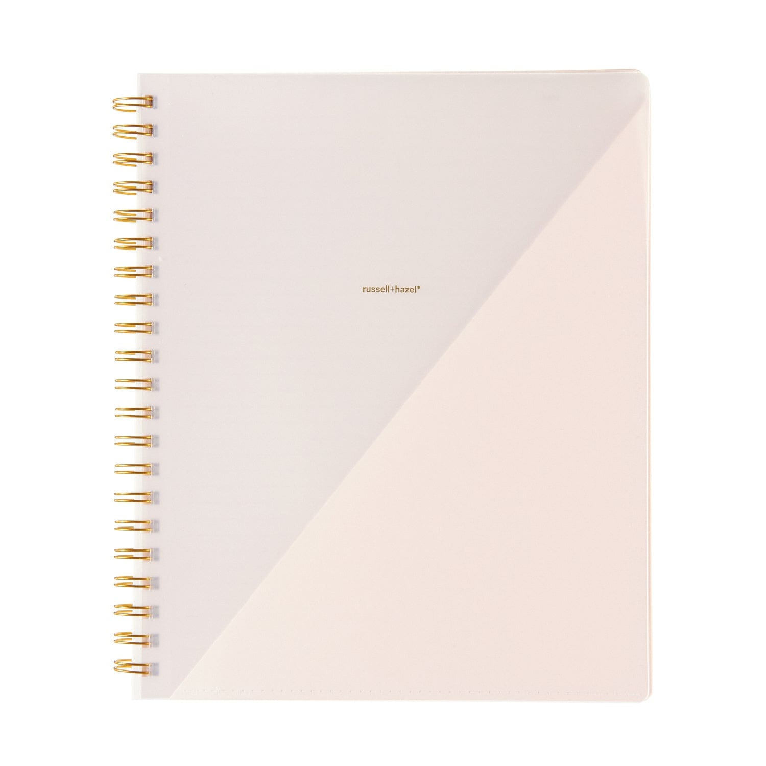 Signature Spiral Notebook with Pocket - Charcoal 56301 russell+hazel Notebook
