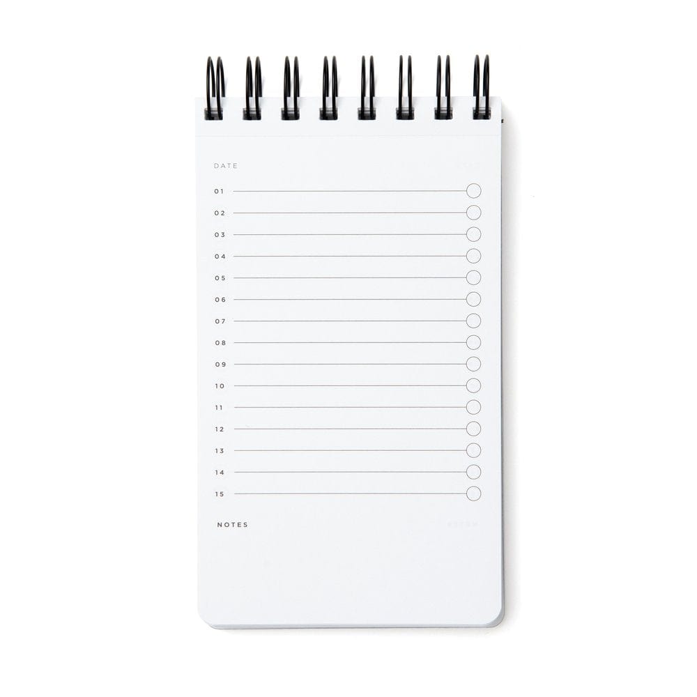 Poly Top Spiral Memo Notebook, 4 x 7, 196 Pages (98 Sheets), College  Ruled, Clear Frosted Cover (44314)
