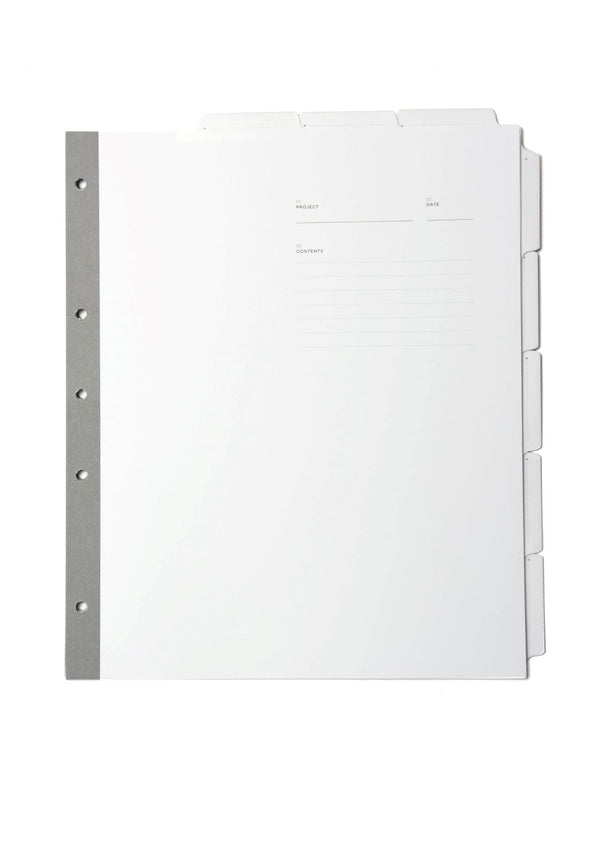 Tab Dividers Signature Binder Insert russell+hazel