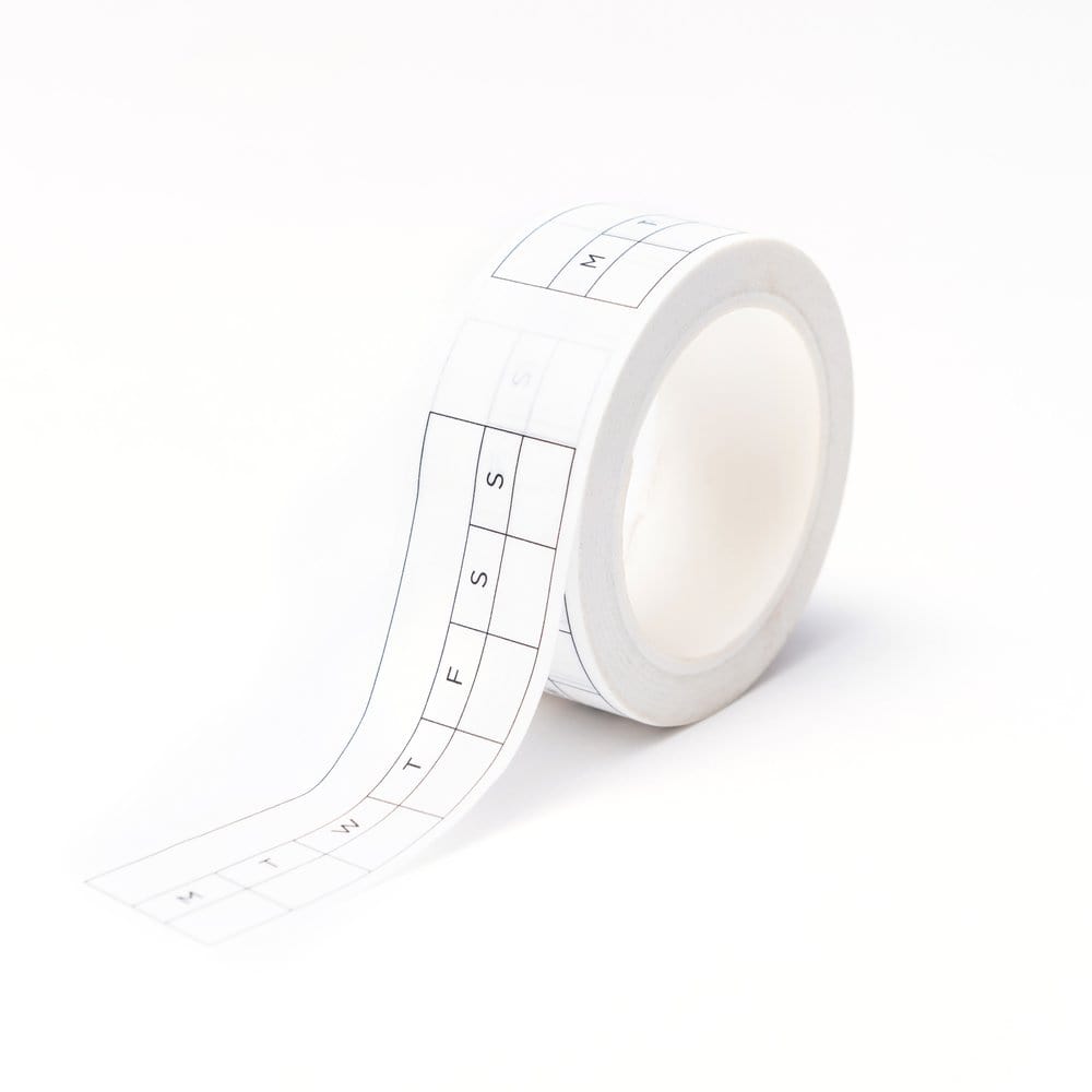 Weekly Tape Roll - SmartDate 51371 russell+hazel Tape Roll
